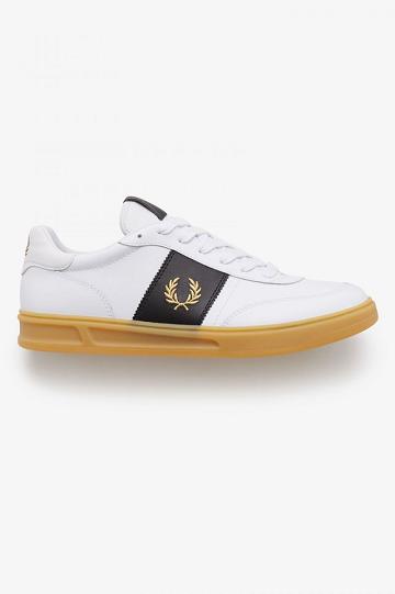 Dámské Obuv Fred Perry B400 Bílé | CZ 1206YXFU